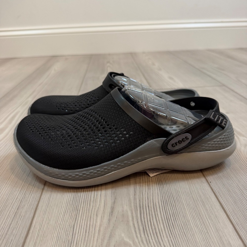 NEW Crocs LiteRide 360 Clog Black Slate Grey Mens 9 Womens 11 206708